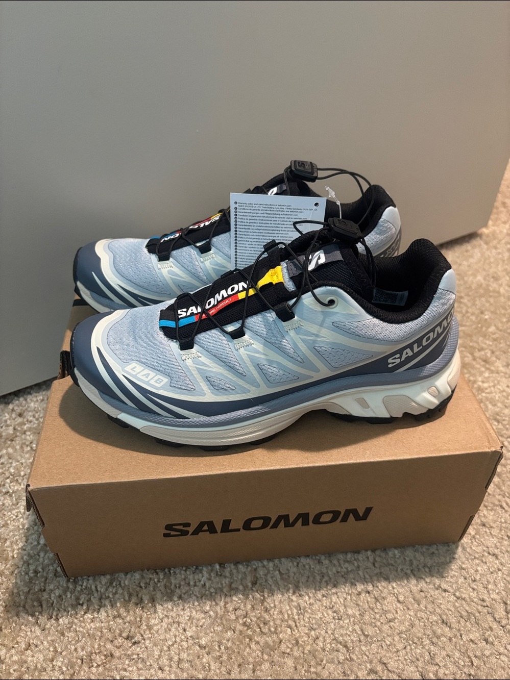 Salomon XT-6 Pearl Blue / Grisaille / Vanilla Ice - Picture 6 of 13